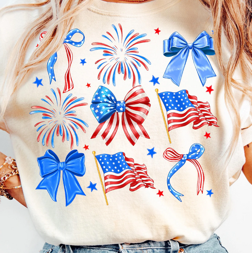4th of July Bows