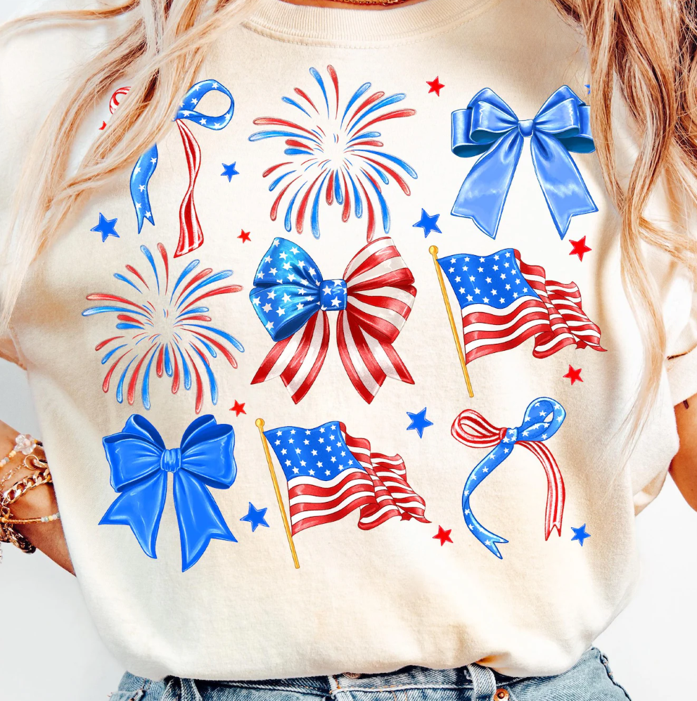 4th of July Bows