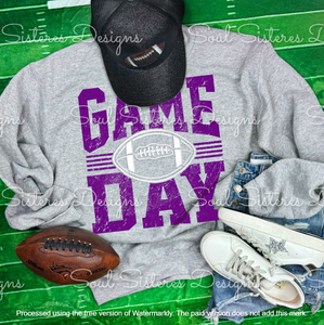 Game Day Various Colors/Puff Football