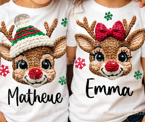 Custom Reindeer Faux Yarn