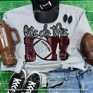 Game Day Real Sequins (multiple color combos)