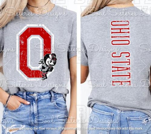 Ohio State (front and back)