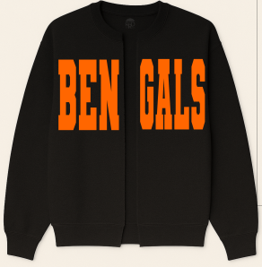 Split Team/Mascot Sweatshirts/Cardigan
