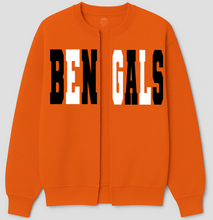 Load image into Gallery viewer, Split Team/Mascot Sweatshirts/Cardigan
