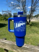 Load image into Gallery viewer, Lancer Football 40oz Tumbler (Double sided)