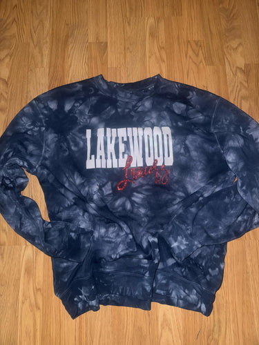 Lakewood Lancers (Glitter) Tie-Dye Sweatshirt