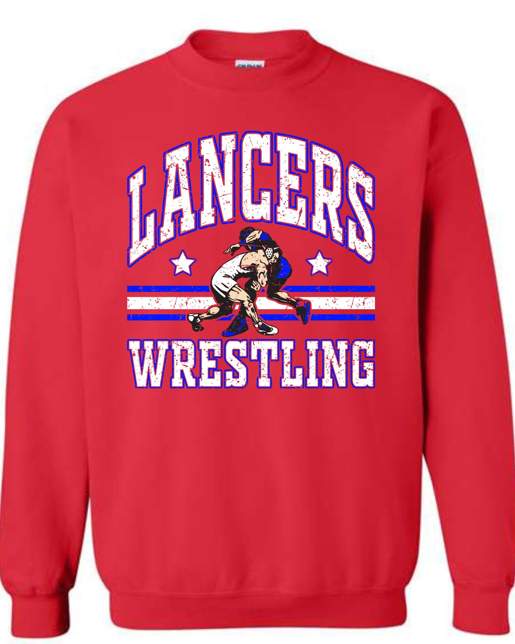 Lakewood Lancers Wrestling (White and Blue)
