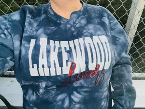 Lakewood Lancers (Glitter) Tie-Dye Sweatshirt