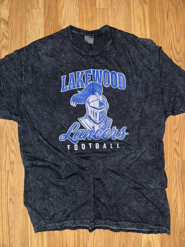 Lakewood Lancers Football ACID WASH TEE (this also looks great with the football removed)