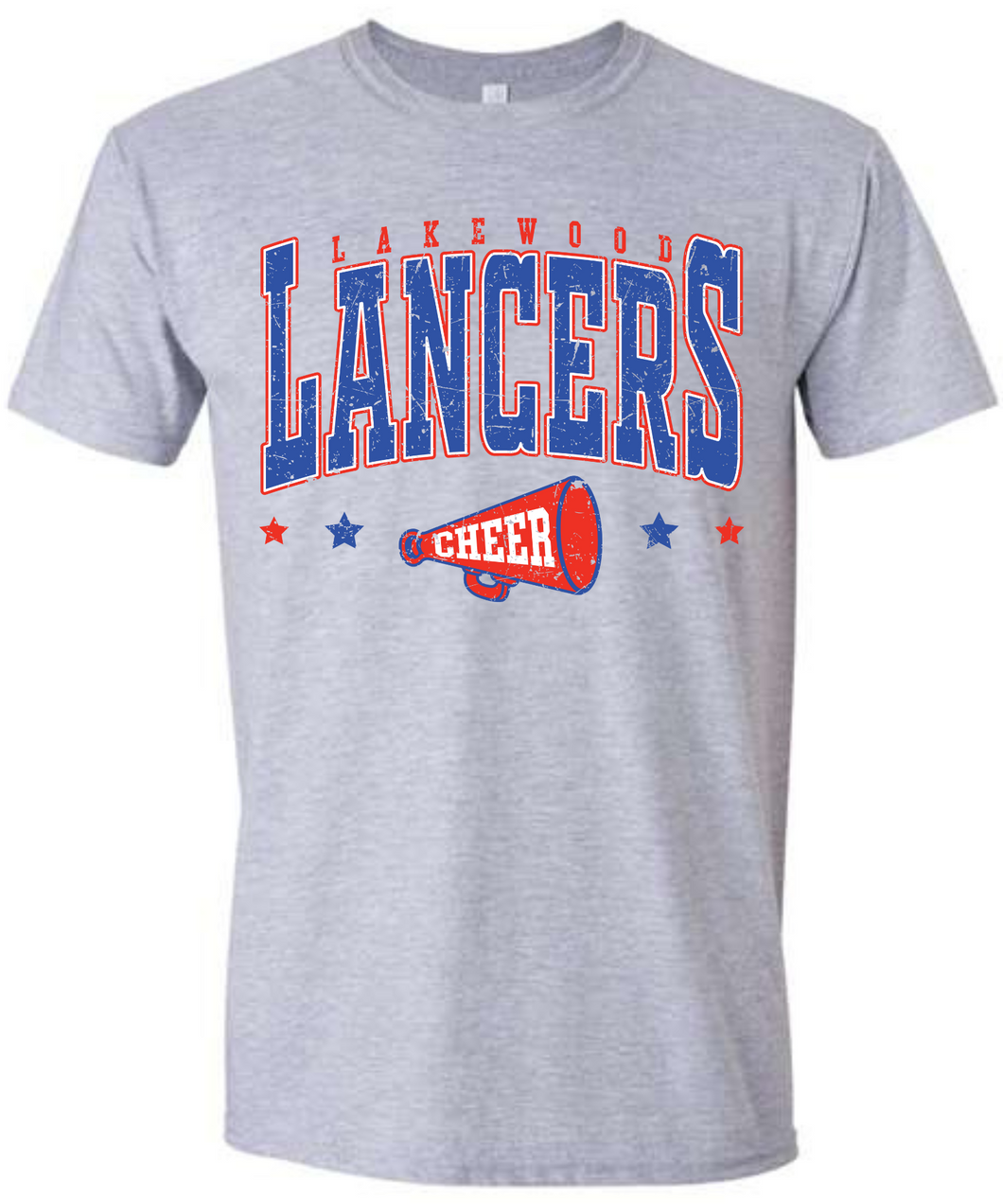 Lakewood Lancers Cheer Distressed