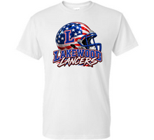 Load image into Gallery viewer, Lakewood Lancers American Flag Helmet