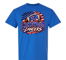 Load image into Gallery viewer, Lakewood Lancers American Flag Football