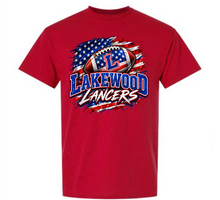 Load image into Gallery viewer, Lakewood Lancers American Flag Football