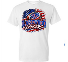 Load image into Gallery viewer, Lakewood Lancers American Flag Football