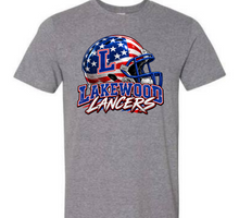 Load image into Gallery viewer, Lakewood Lancers American Flag Helmet