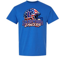 Load image into Gallery viewer, Lakewood Lancers American Flag Helmet
