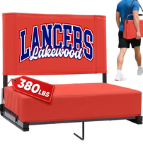 Load image into Gallery viewer, Lakewood Lancers School Spirit Bleacher Chair