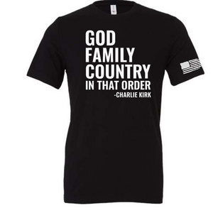 God Family Country
