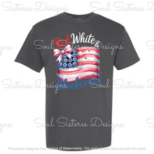 Load image into Gallery viewer, Red White &amp; Blueberries 2 (Comfort Color tee)