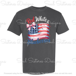 Red White & Blueberries 2 (Comfort Color tee)