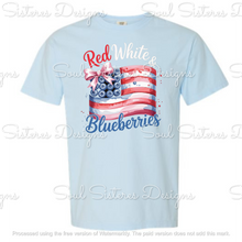 Load image into Gallery viewer, Red White &amp; Blueberries 2 (Comfort Color tee)