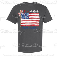 Load image into Gallery viewer, Red White &amp; Blueberries  3 (Comfort Color tee)