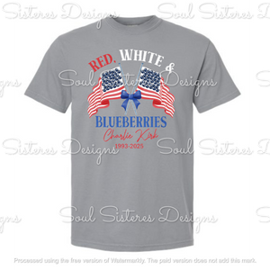 Red White & Blueberries 1 (Comfort Color tee) CK