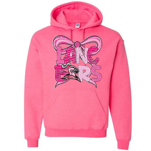 Lancers Pink Out Bow