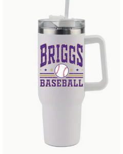 Briggs Baseball 40oz tumbler