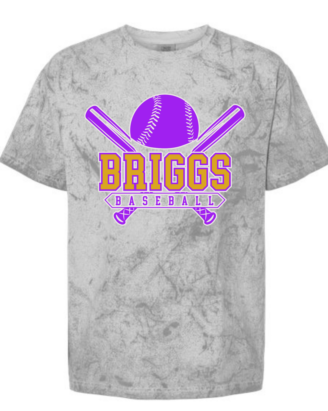 Briggs Baseball with Bats (Color Blast Tee)