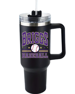 Briggs Baseball 40oz tumbler