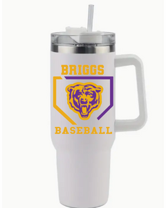 Briggs Baseball 40oz tumbler