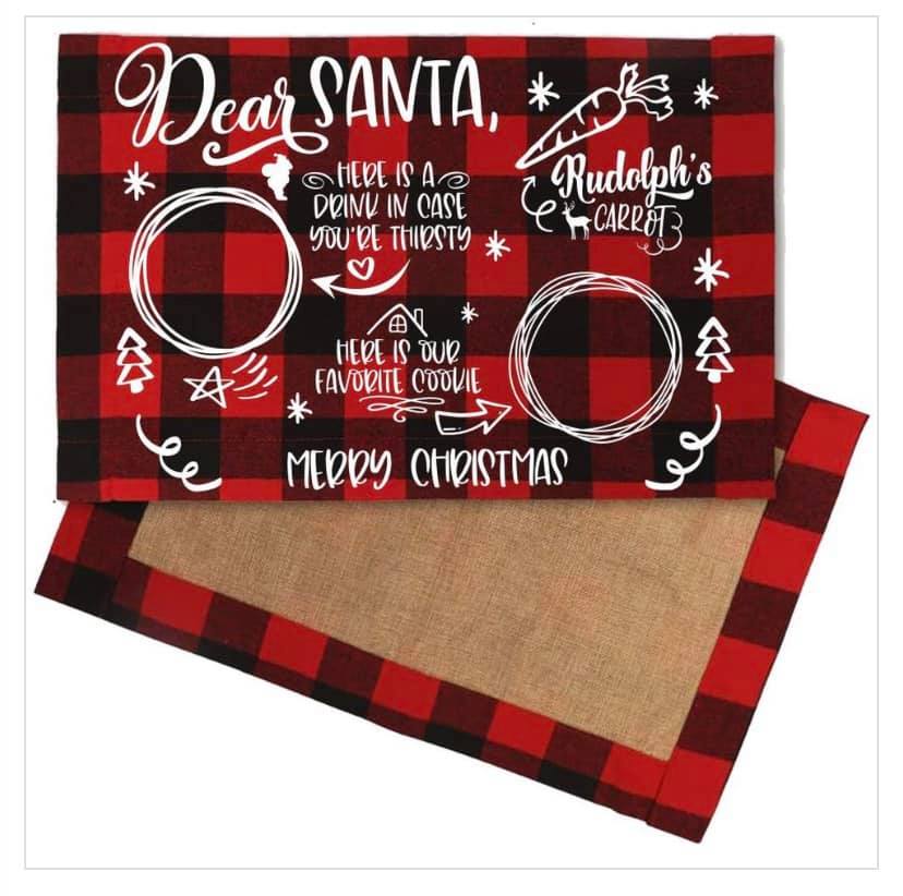 Personalized Santa Placemat (C17-20)