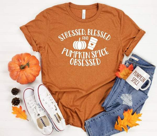 Stressed blessed pumpkin obsessed (F90-4)