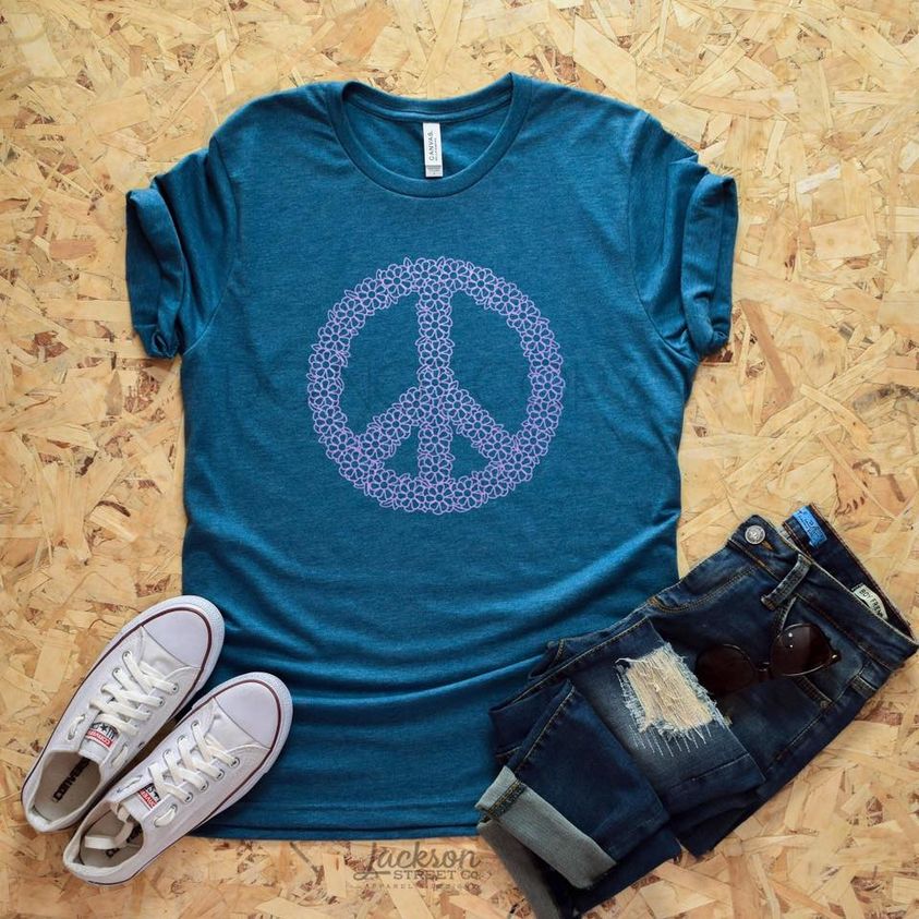 Flower Peace sign (E18-5)