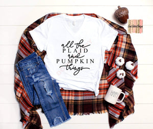 All plaid and pumpkin things (F55-4)