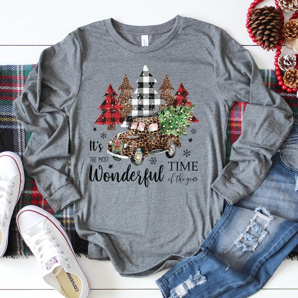 It's the most wonderful time of year leopard truck (C111-5)