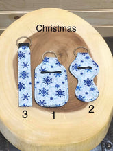 Load image into Gallery viewer, Christmas Chapstick holder, hand sanitizer holder, keychain