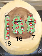 Load image into Gallery viewer, Christmas Chapstick holder, hand sanitizer holder, keychain