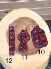Load image into Gallery viewer, Christmas Chapstick holder, hand sanitizer holder, keychain