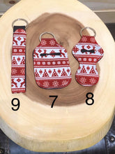 Load image into Gallery viewer, Christmas Chapstick holder, hand sanitizer holder, keychain