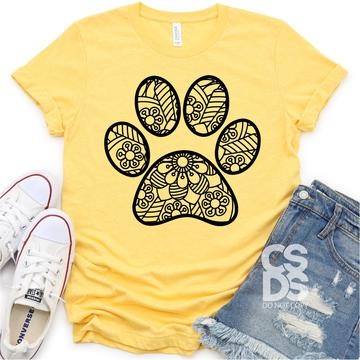 Paw print design