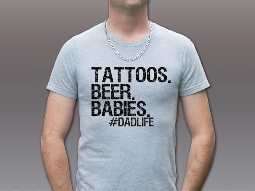 Tattoos. Beer, Babies  DA9