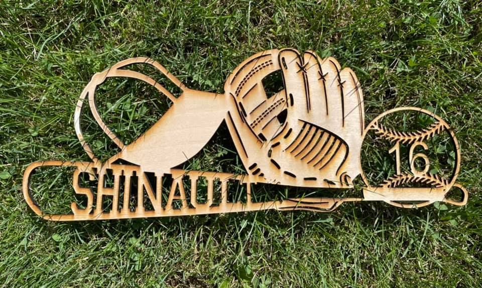 Baseball Sign Customized