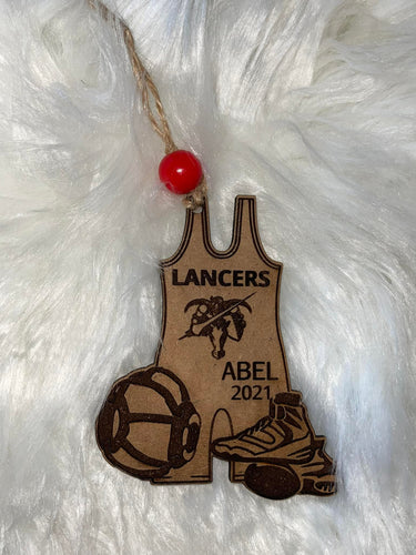 Wrestling Ornament