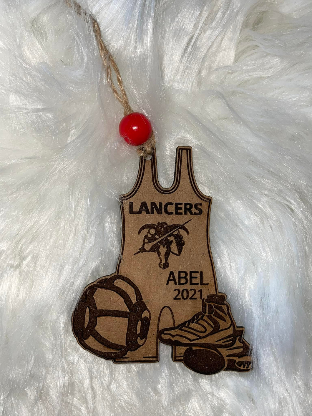 Wrestling Ornament