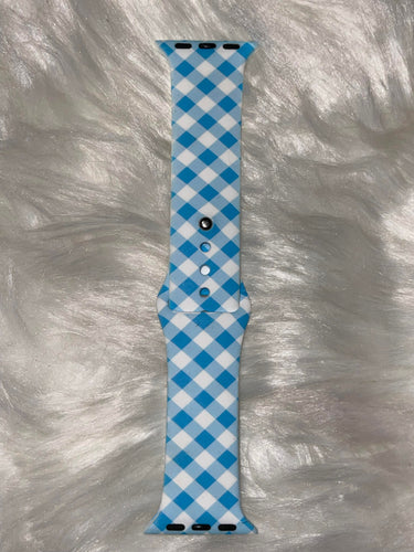 Blue Plaid Band 38/40MM