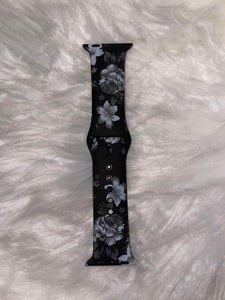 Black Floral Band 38/40MM