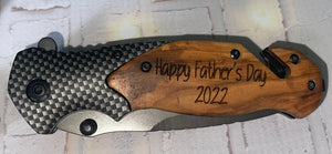 Custom Engraved Knife