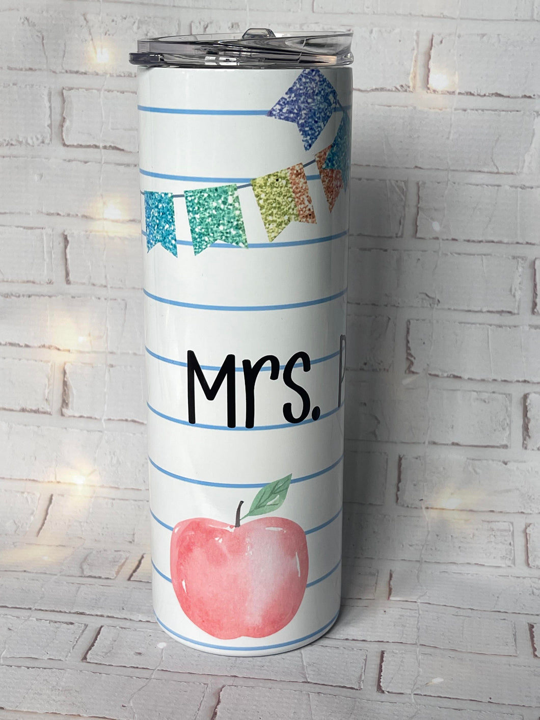 Teacher (paper) tumbler 20oz